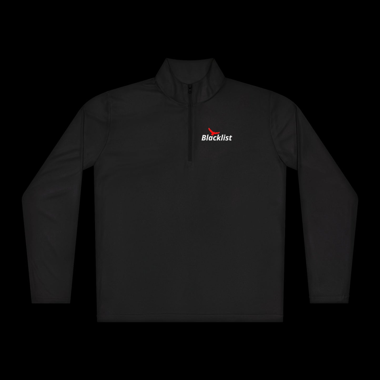 Blacklist Logo - Black - Zip Pullover