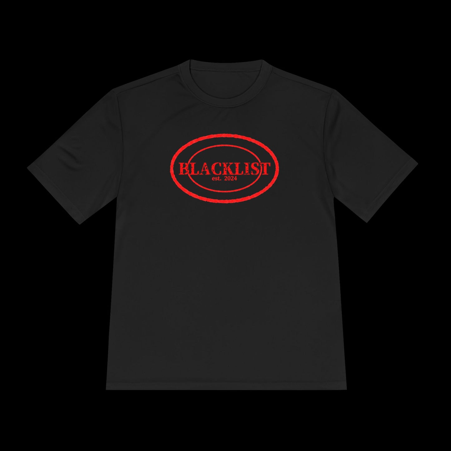 Blacklist Est. 2024 - Moisture Wicking Tee - Black