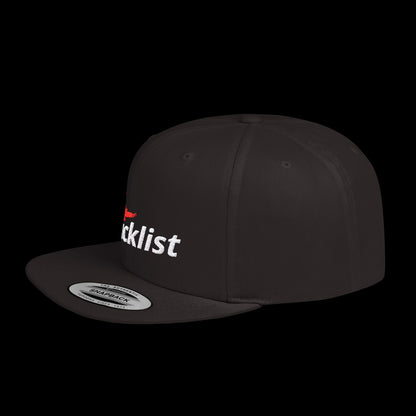 Blacklist Logo - Flat Bill Snapback