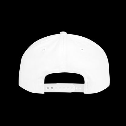 Blacklist Logo - White - Flat Bill Snapback