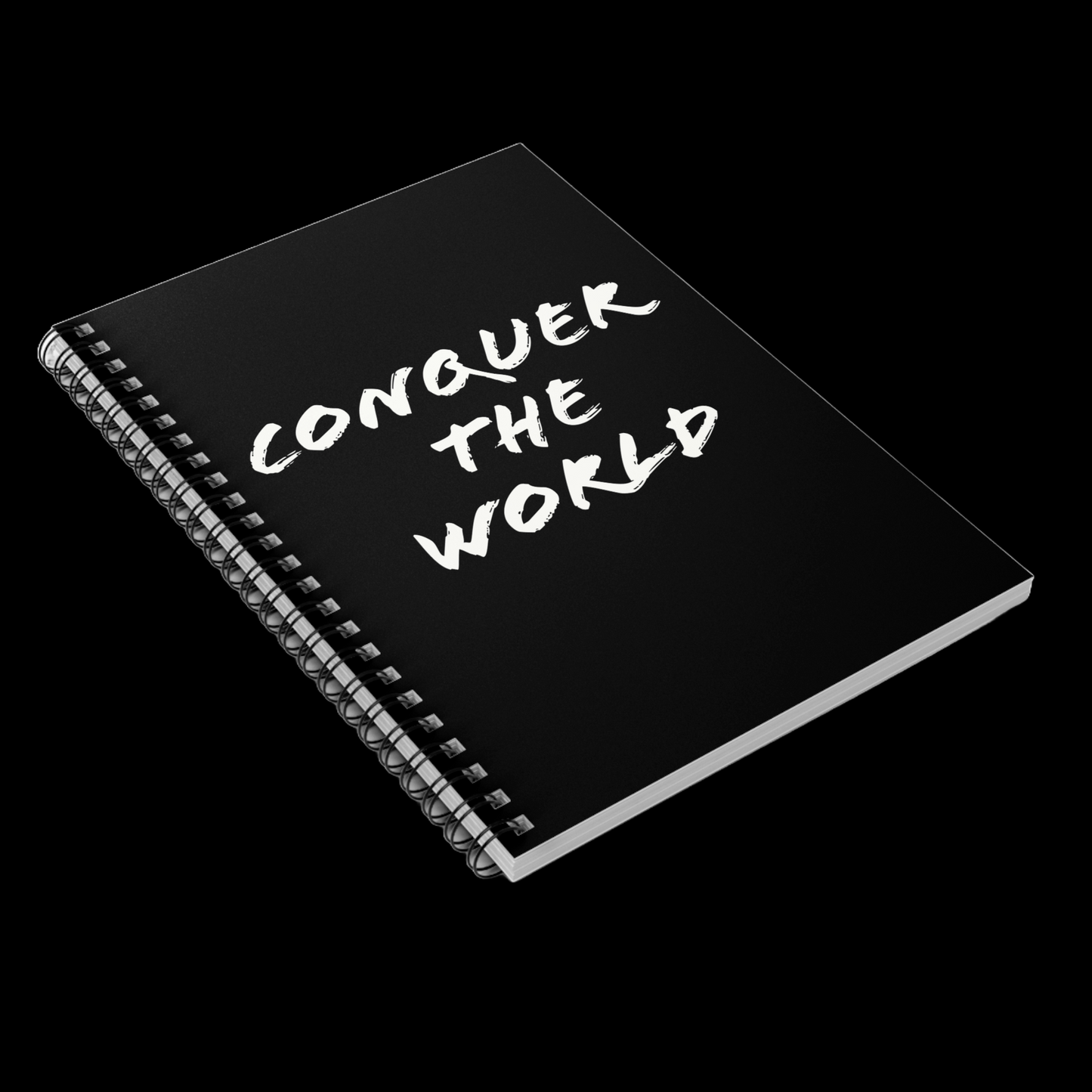 Conquer the World - Spiral Notebook