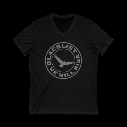 We Rill Rise - V-Neck - Black