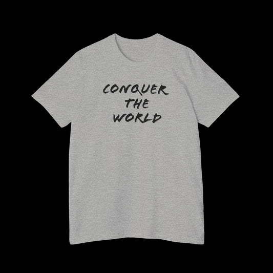 Conquer the World - Tee - Grey