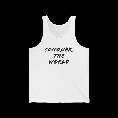 Conquer the World - Tank Top - White